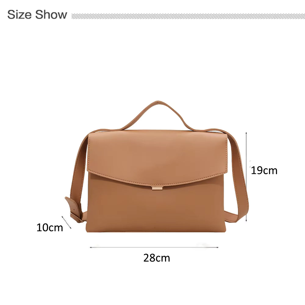 Leather Messenger Handbag (Women’s)