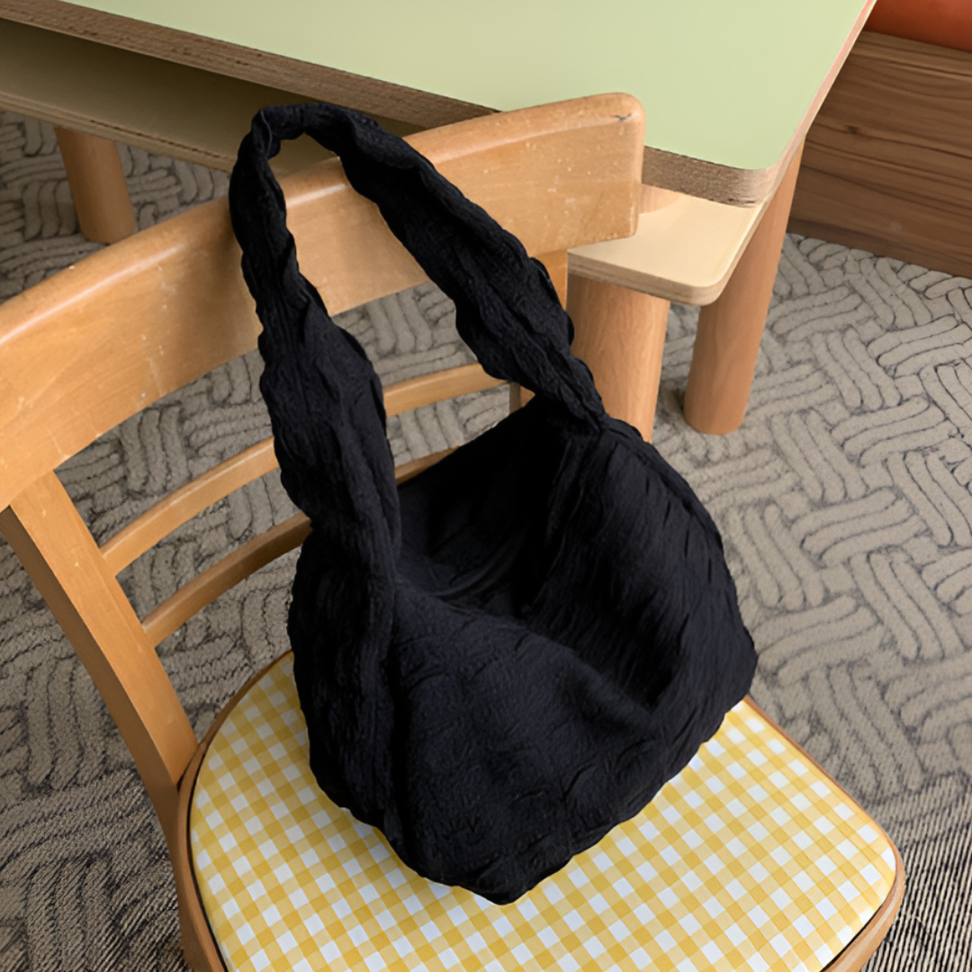 Pleated Tote Bag