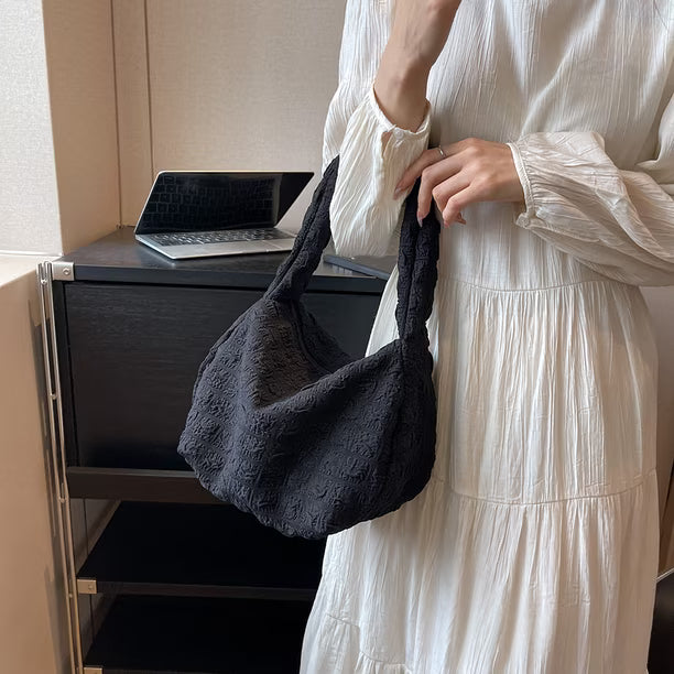 Pleated Tote Bag