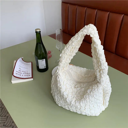 Pleated Tote Bag