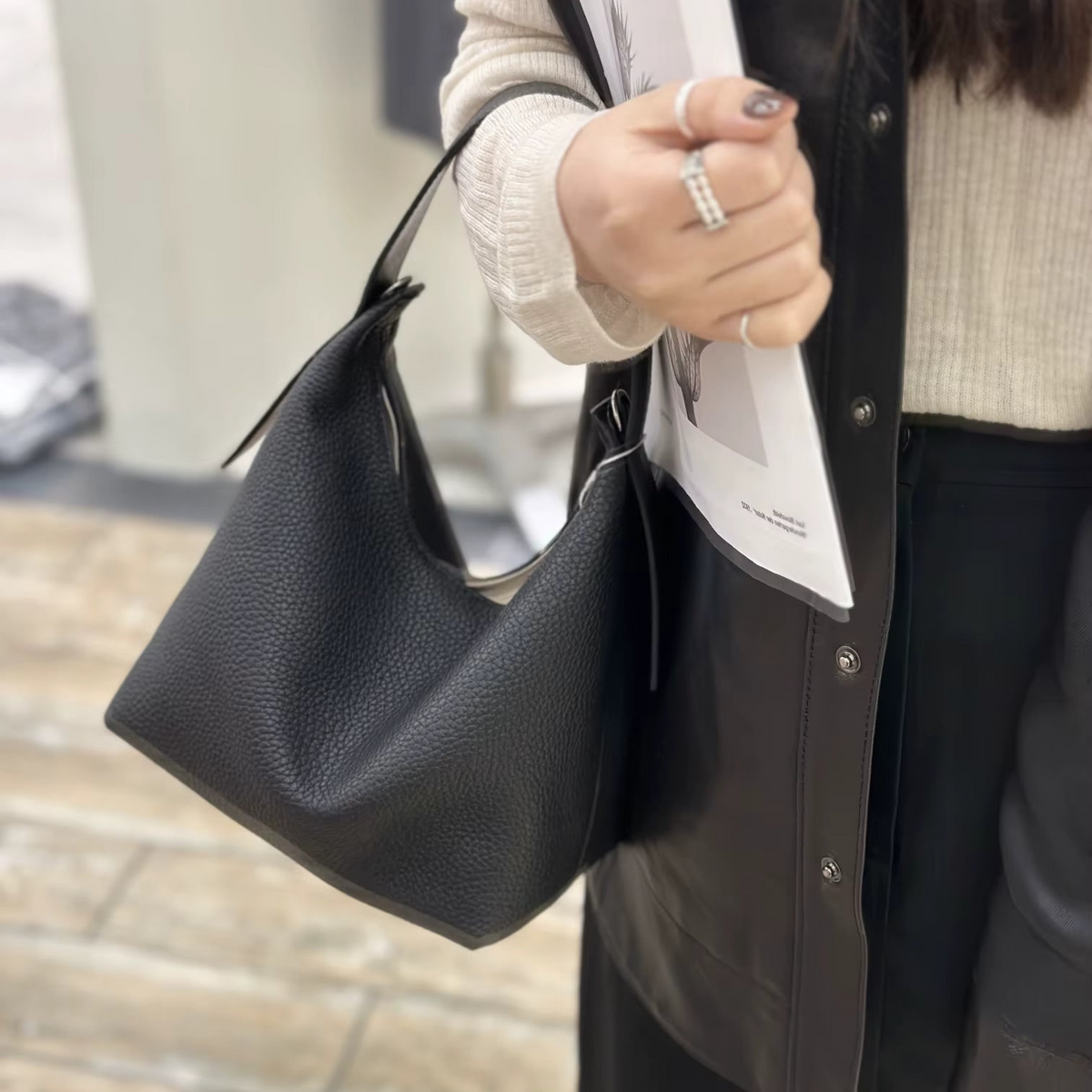 Simple Leather Handbag