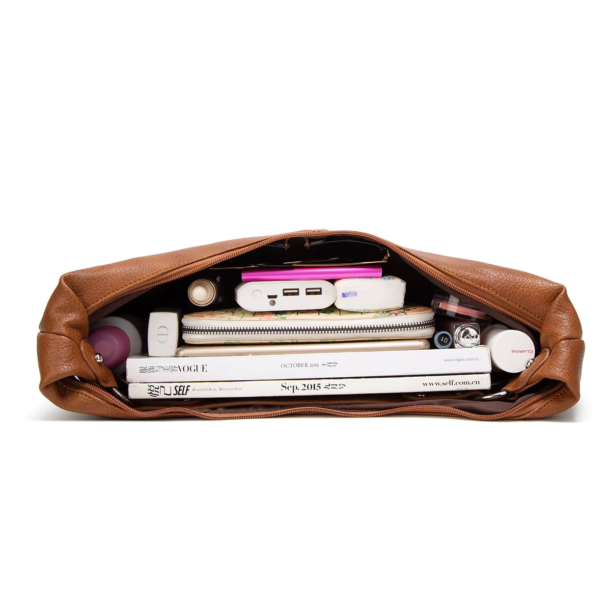 Monique Crescent Handbag