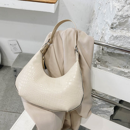 Scaled Crescent Mini Bag