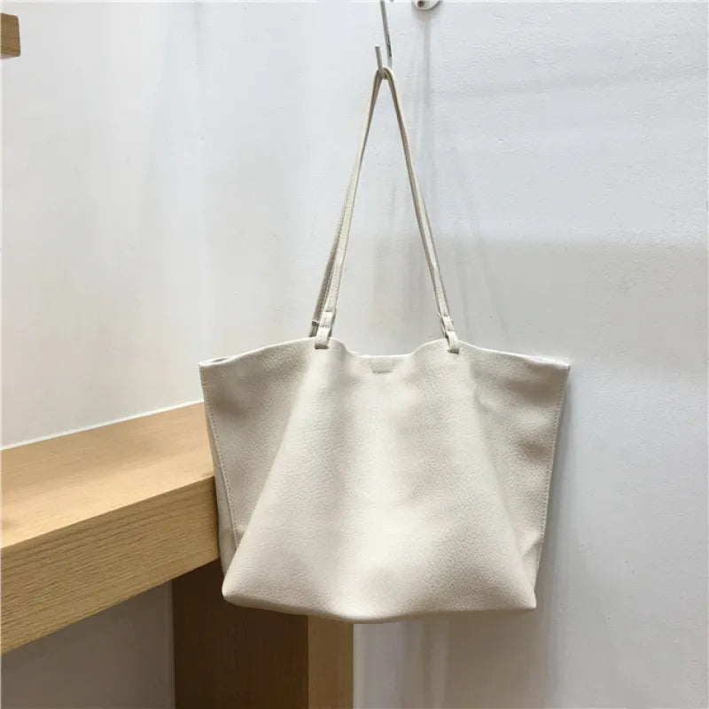 Relaxed Leather Tote Bag