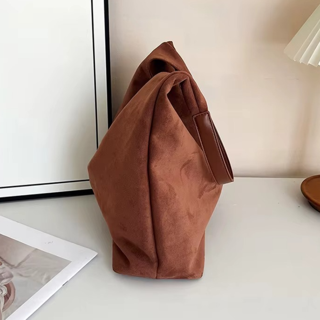 Suede Tote Bag