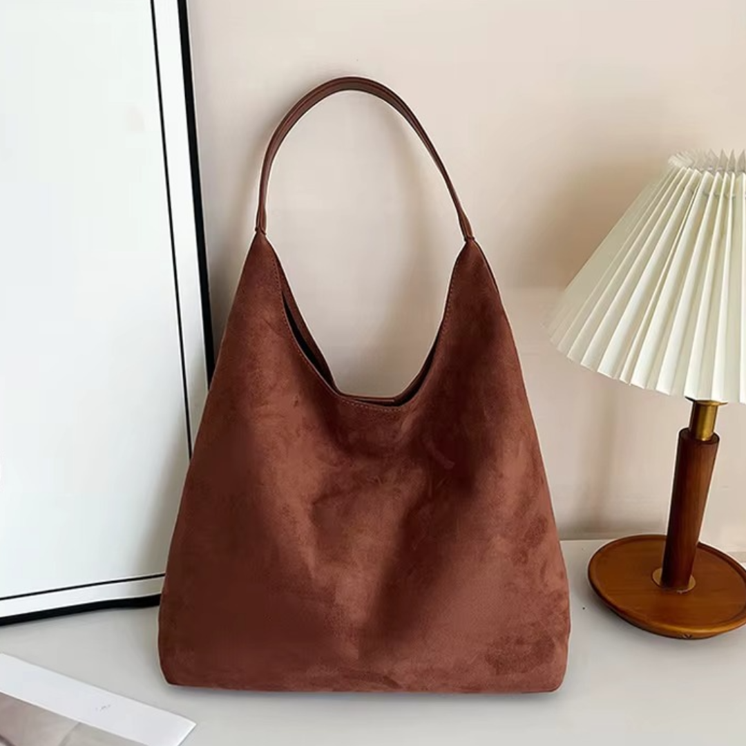 Suede Tote Bag