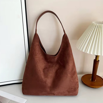 Suede Tote Bag