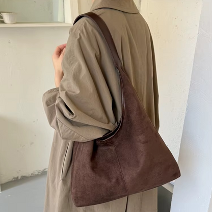 Suede Tote Bag