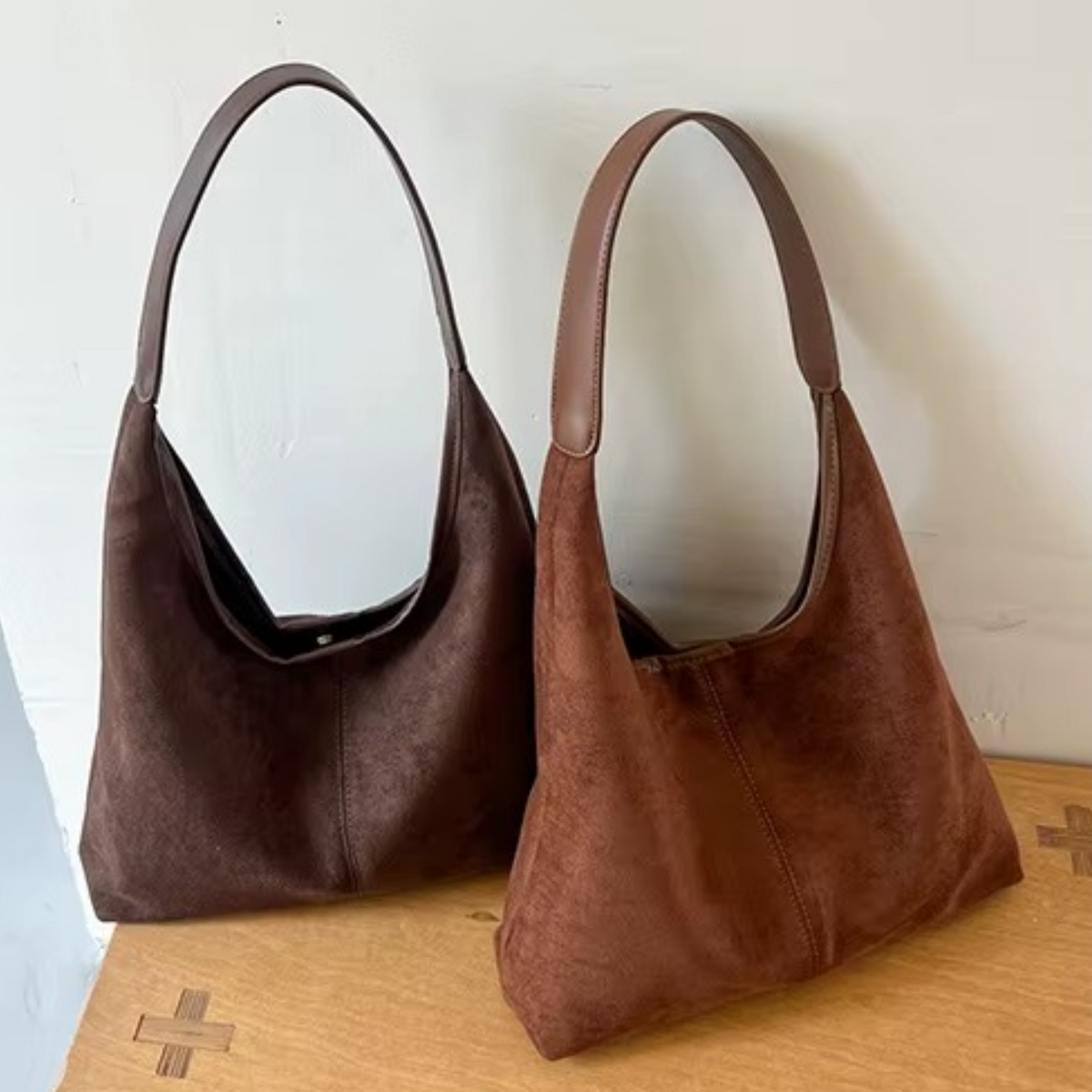 Suede Tote Bag