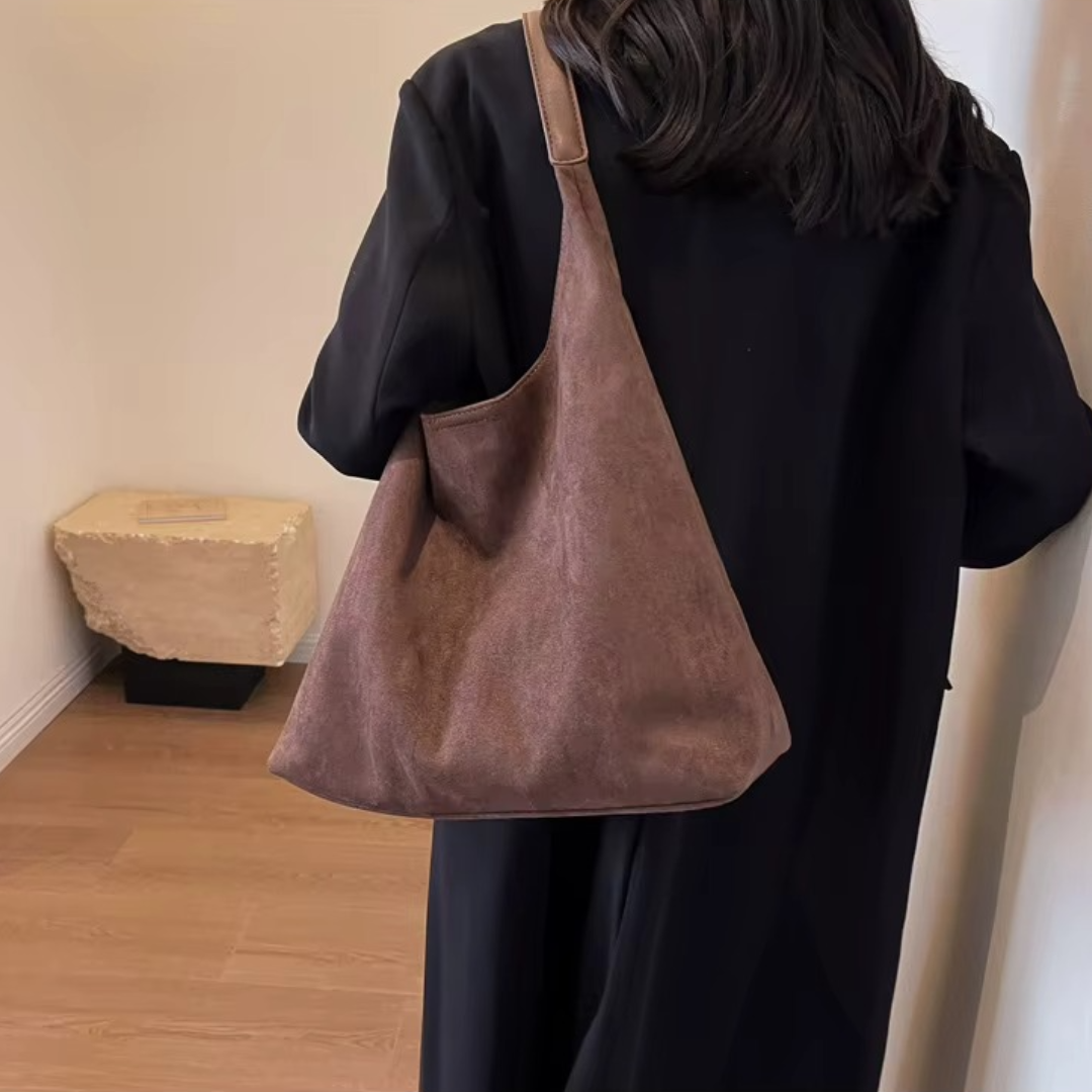 Suede Tote Bag