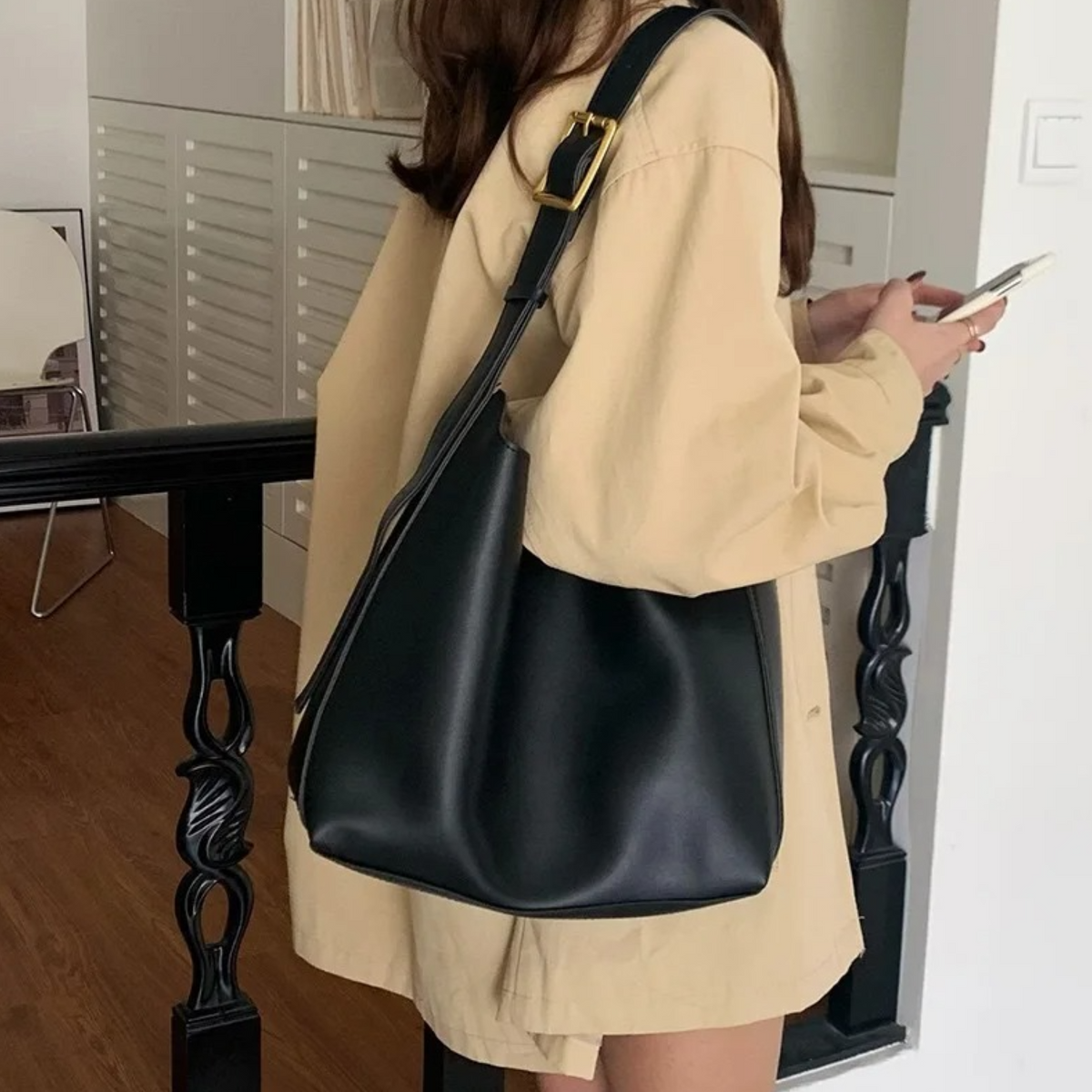 Belt Buckle Tote Bag