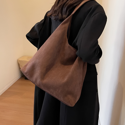 Suede Tote Bag