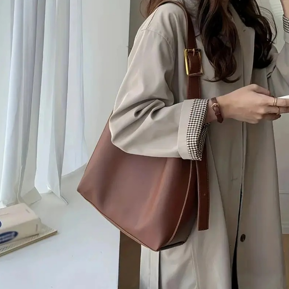 Belt Buckle Tote Bag