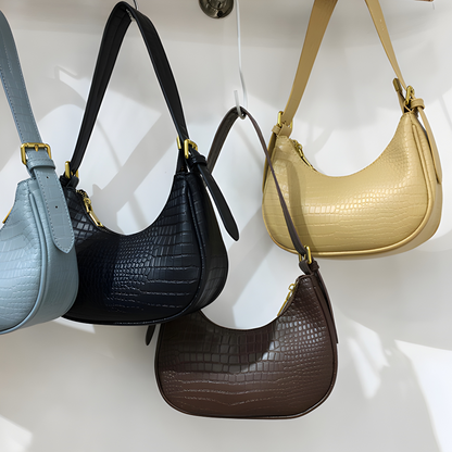 Scaled Crescent Mini Bag
