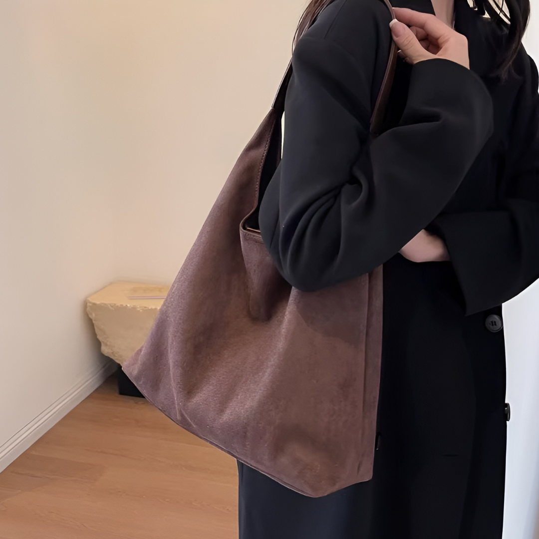 Suede Tote Bag