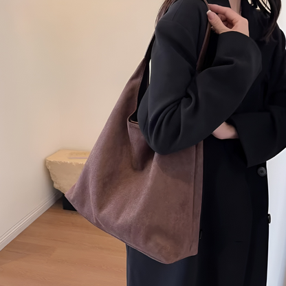 Suede Tote Bag