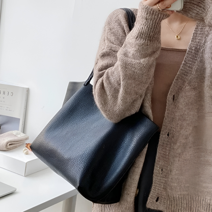 Relaxed Leather Tote Bag